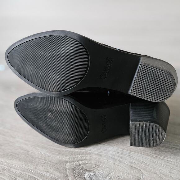 Carlos by Carlos Santana Black Over the Knee Boots with Red Floral Embroidery - Picture 11 of 15